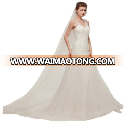 stock dress  cheap wedding dress Africa fish style  Wedding dresses beaded net Tulle mermaid tai wedding bridal gowns  S225